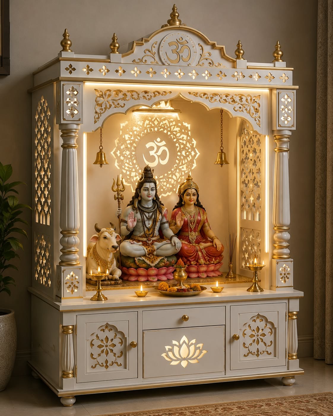 Luxury Wooden Mandir
